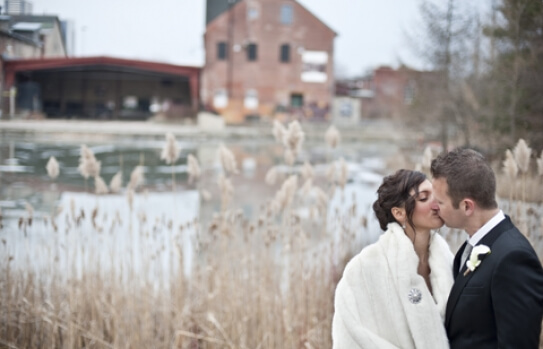 toronto engagement and wedding photography at Evergreen Brickworks