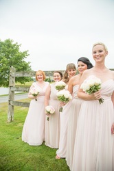 bridesmades lined up