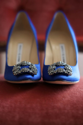 royal blue Jimmy Choo pumps