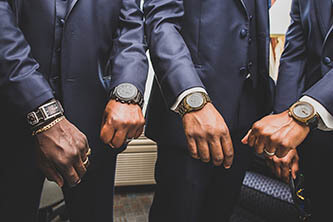 Toronto groomsmen getting ready
